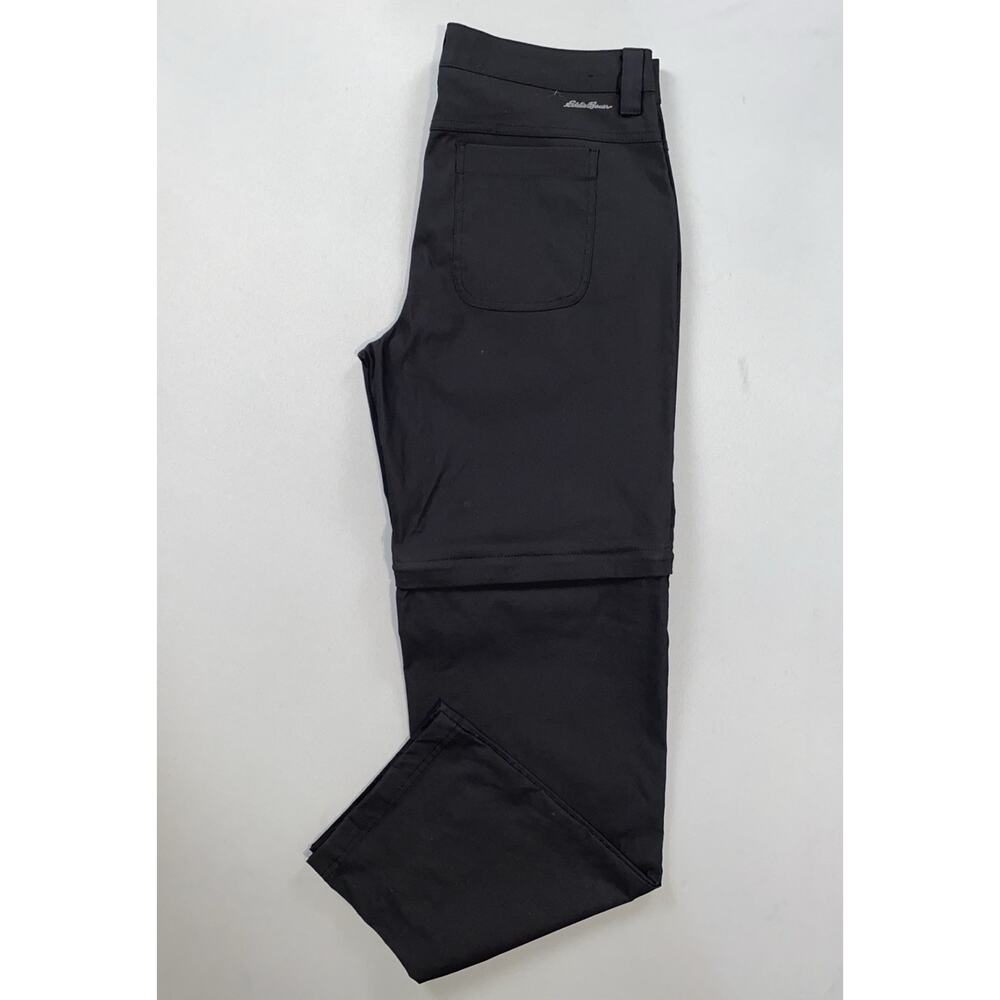 Eddie Bauer Women's Stretch Nylon Convertible Hiking Pants. Black, Women's 6 EUC